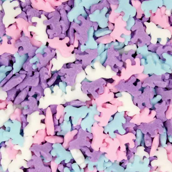 Krazy Sprinkles - Unicorn Shaped Sprinkles (1/2 Cup, 1x Jar) for Cakes, Ice Cream & Cookies {1}