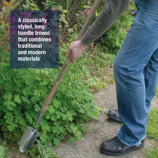 Spear & Jackson Stainless Steel Long-Handled Trowel, Durable Gardening Tool with Ergonomic Handle for Effortless Digging {6}