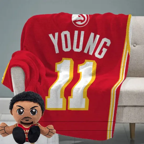 Sleep Squad NBA Atlanta Haws Trae Young x Kuricha Plushie Bundle {1}