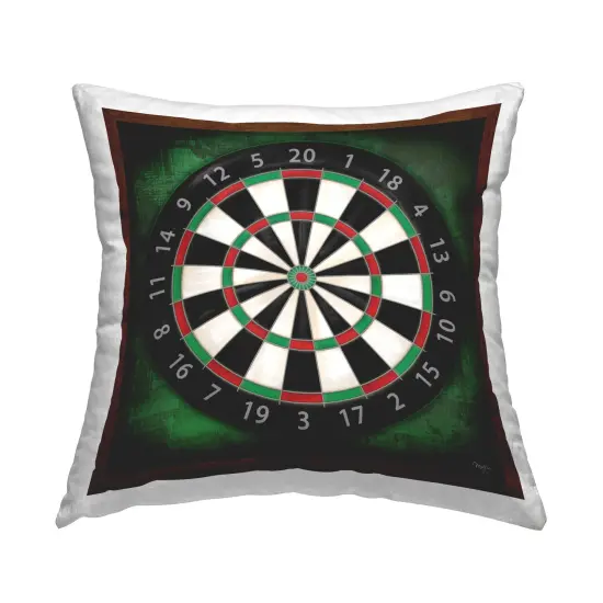 Darts Game Target Design by Molly B. Throw Pillow  {1}