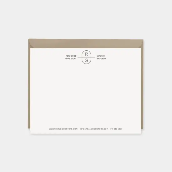 Monogram Note Cards II {1}