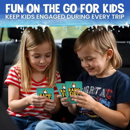 QUOKKA Kids Conversation Cards Game - Break The Ice Game for Kids and Families - Icebreaker Cards with 500+ Questions - Family Game for Kids 8-12 - Perfect for Family Game Night I Premium Version {6}