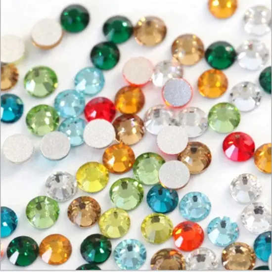 1440pcs Flatback Rhinestones - SS3-20 Mix Size (Mixed Color) {4}