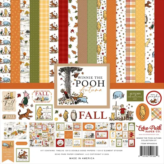 Echo Park Collection Kit 12"X12"-Winnie The Pooh Autumn {1}