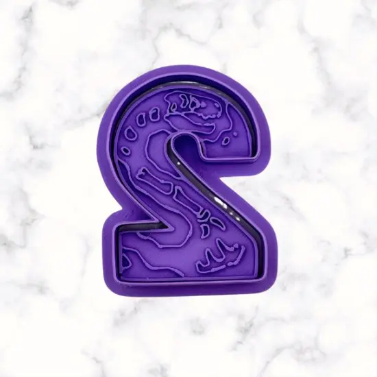 Dinosaur Number 2 Cookie Cutter and Stamp {3}
