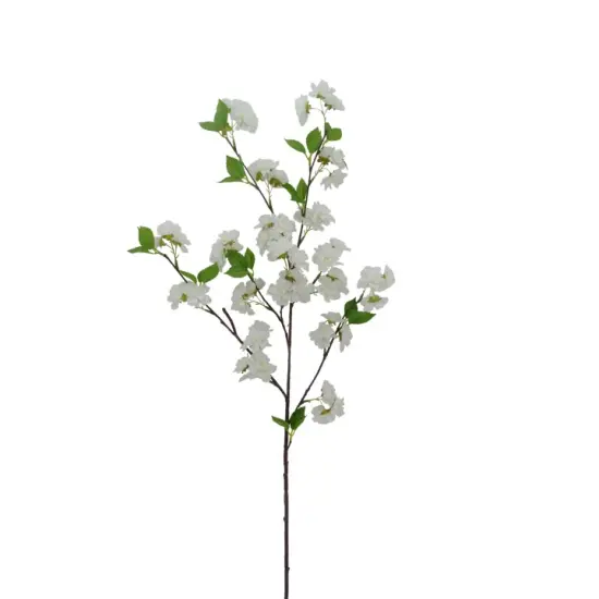 35&rdquo; Artificial Cherry Blossom Spray &ndash; Faux Floral Branch in Pink or Cream for Home & Wedding D&eacute;cor {1}