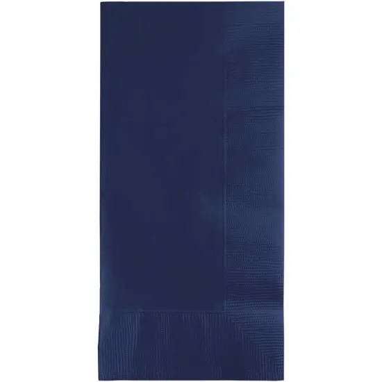 Navy Dinner Napkins 2Ply 1/8FLD - 50ct {1}