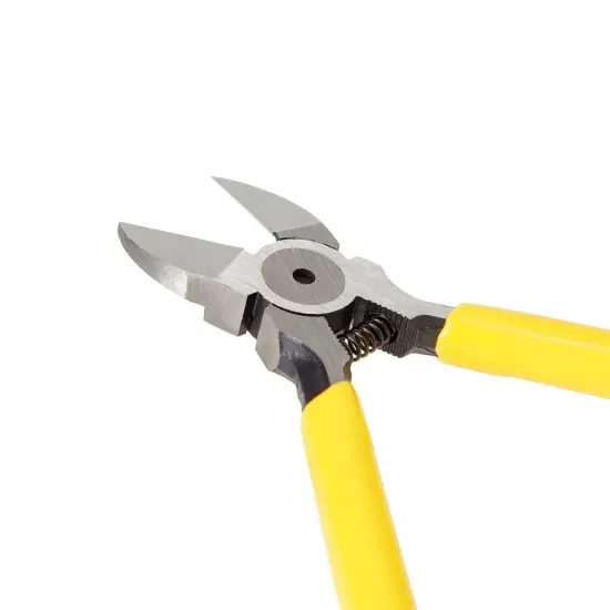 5 Pack CR-V Wire Flush Cutters, Soft Wire Side Cutters for Jewelry Making (Yellow, 5 Inch) {6}