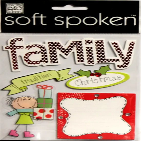 Me & My Big Ideas Family Christmas Dimensional Stickers {1}