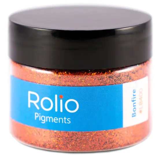 Rolio - 1 Jar Vibrant Holographic Glitter (Bonfire) - 1 oz {1}