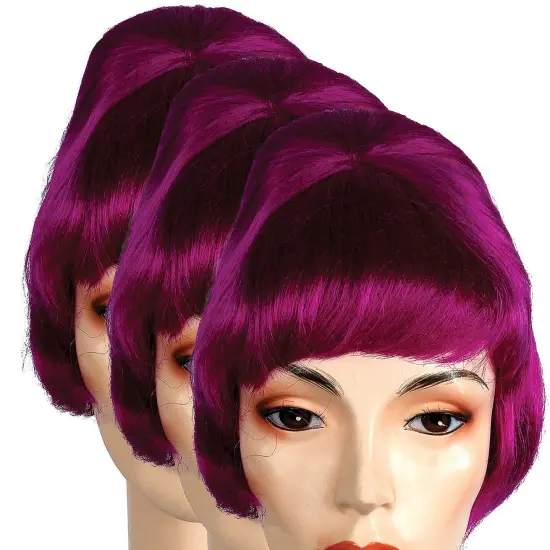 Spitcurl Bright Purple Wig {1}
