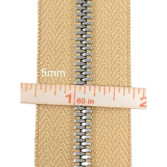 5MM One Way Separating Open Bottom Zipper {4}