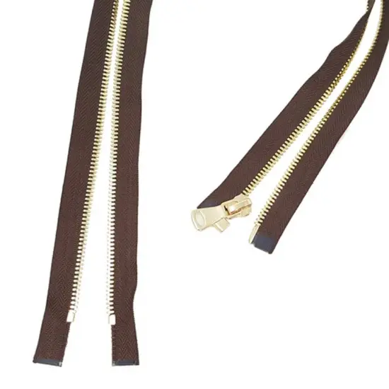 8MM One Way Separating Open Bottom Zipper 4&ndash;28" {2}