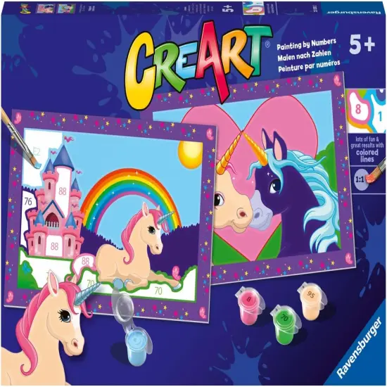 Magical Unicorns Paint by Numbers Kit for Kids - 23558 - Painting Arts and Crafts for Ages 5 and Up {2}