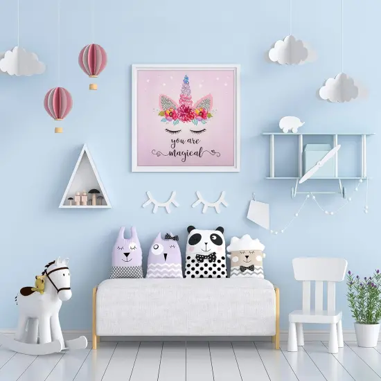 Diamond Art Diamond Painting Kits for Adults Paint by Numbers with Gems Unicorn You are Magical 12" x 12" {5}