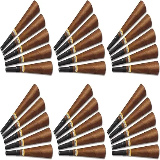 100 Pack Bulk New Year's Eve Cigar Horns {2}