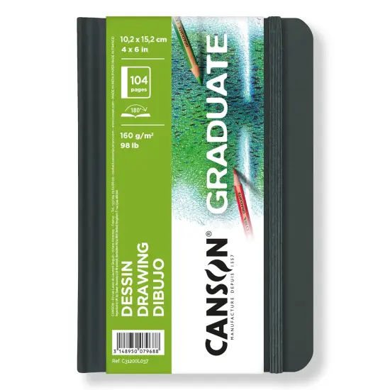 Canson Graduate Drawing Book 4"X6"-52 Sheets {1}