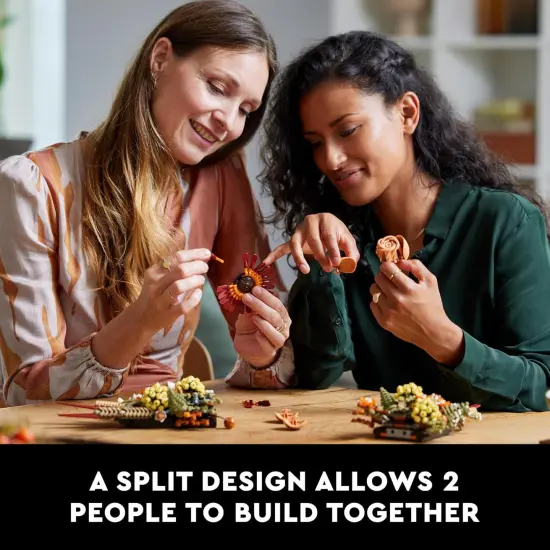 LEGO Icons Dried Flower Centerpiece {4}