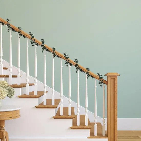 2-Pack 6ft Variegated Ivy Garland &ndash; 185 Leaf Faux Greenery {6}