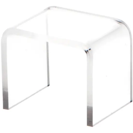Plymor Clear Acrylic Square Display Riser, 1" H x 1.38" W x 1" D (3/32" thick) {2}