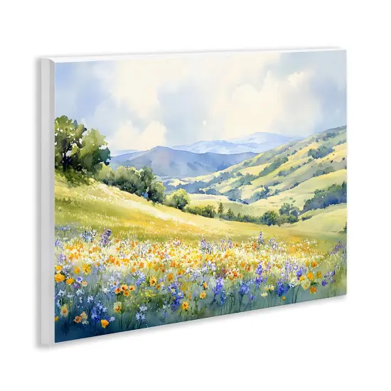 Stupell Industries Spring Meadow with Distant Mountain Wall Plaque Design by Franklyn Gregory {3}