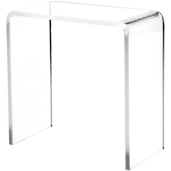 Plymor Clear Acrylic Vertical Rectangular Display Riser, 5" H x 5" W x 2.5" D (3/16" thick) {2}