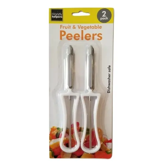 Handy Housewares 2 Piece Swivel Vegetable Peeler Set - Ideal for Apples, Carrots, Potatoes {3}