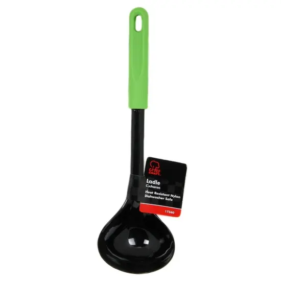 Chef Craft 11.5" Basic Nylon Cooking & Serving Soup Ladle Green {7}