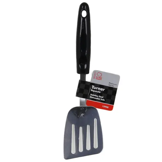 Chef Craft 10.5" Select Stainless Steel Handy Slotted Turner Spatula {3}
