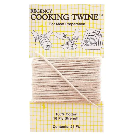 Regency 100% Cotton 25' Cooking Twine - Meat Poultry Preparation Butchers String {1}