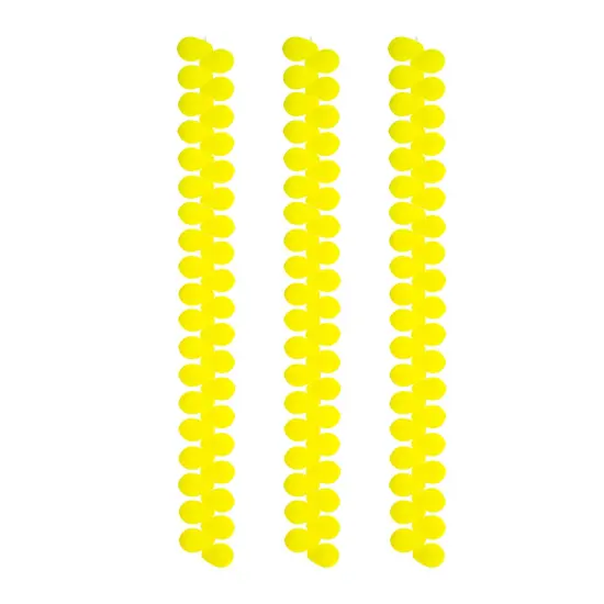 John Bead 114pcs 6x9mm Czech Glass White Alabaster Velvet Drop Bead Strands Yellow {3}