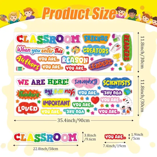 Classroom Decorations Poster Stickers {2}