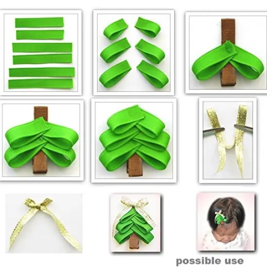 Bulk Velvet Ribbon 3/8 for Crafts-25yd 3/8" Wide Red Ribbon,Green Ribbon Christmas Ribbon for Gift Wrapping Ribbon Bows, Black Ribbon Halloween,Gold Ribbon and Silver Ribbon for Christmas Gift Bow {4}