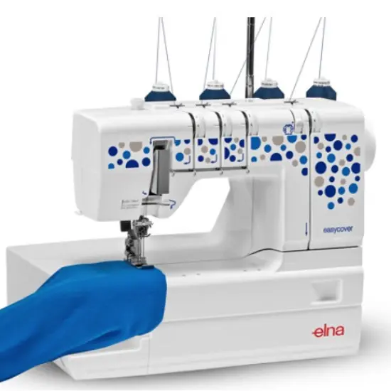 Elna Easycover Mechanical Coverlock Machine {2}