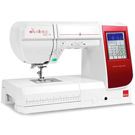 Elna eXcellence 680 PLUS Anniversary Edition Sewing and Quilting Machine {2}