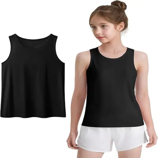 LAT&reg; Girls' Relaxed Tank DENIM {3}