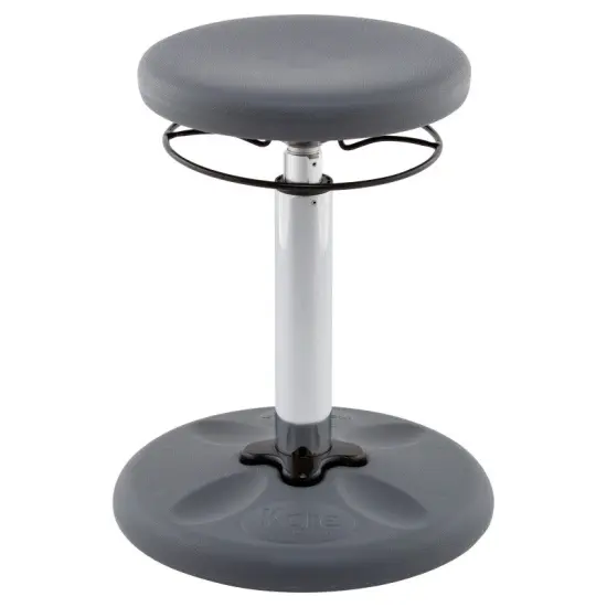 Kids Adjustable Tall Wobble Chair 16.5-24", Grey {1}