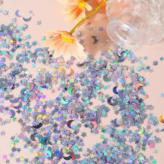 4000 PCS Glitter Star Confetti {3}