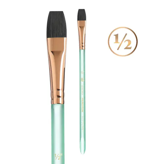 Princeton Series 4750 Neptune Synthetic Squirrel Brush-Short Handle Aquarelle 1/2" {3}