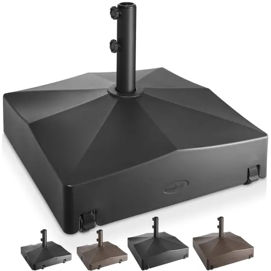 Casafield Patio Umbrella Base, Fillable Heavy Duty Rolling Stand for Outdoor, Patio, Lawn, Deck, Poolside {7}