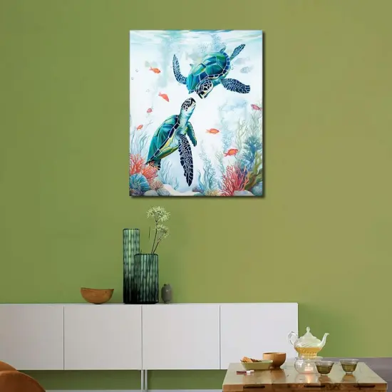 Paint by Number for Adults Sea Turtle ,16 x20 Inch {2}