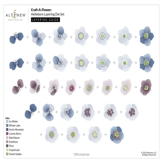 Craft-A-Flower: Hellebore Layering Die Set {3}