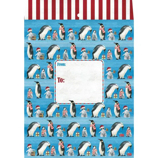 Pack/6: Penguins Theme Mailing Envelope - 9 x 1/2 x 12" {1}
