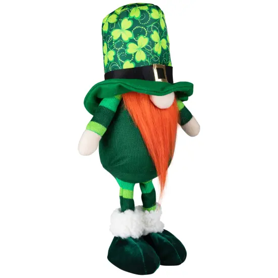 Northlight Standing Shamrock St Patrick's Day Gnome - 12.5" Green {4}