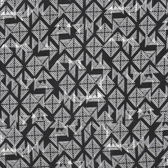 1 Yard DTY Brushed Geo Abstract Print Fabric 170 GSM Poly Spandex Blend 58/60" Width GREEN {2}