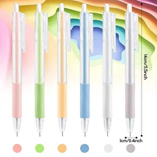 Craft Cutting Tool Paper Pen Cutter Knife Creative Retractable Hobby Knife Blade Art Utility Precision Paper Cutting Carving Tools with Pocket Clip for DIY Drawing Scrapbooking, 6 Colors (6) {1}