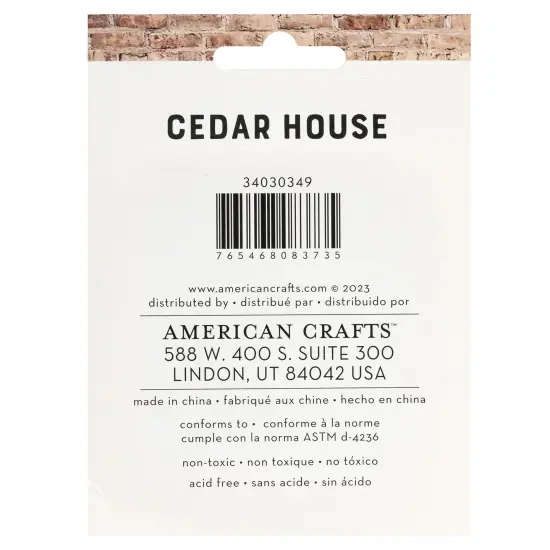 American Crafts Cedar House Ink Pads-4/Pkg {3}