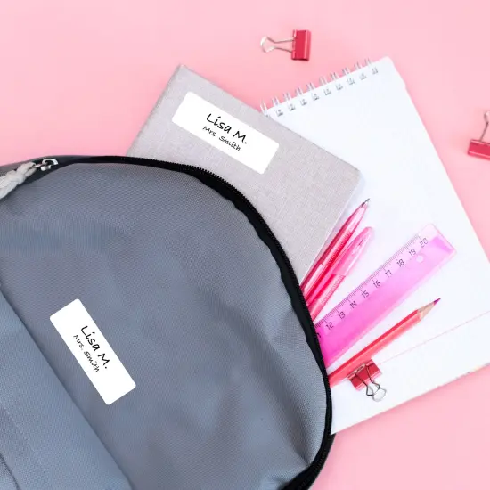 Avery No-Iron Fabric Labels, 1" x 3", Washer and Dryer-Safe Waterproof Labels, Non-Printable, 20 Blank Labels Total (40724) {3}