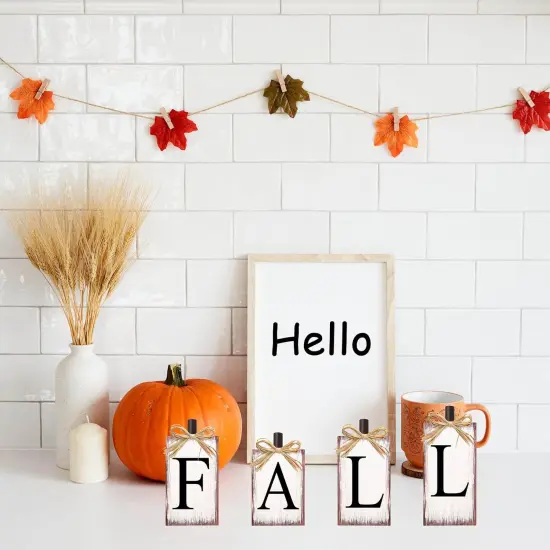 Fall Table Sign Fall Decorations {3}