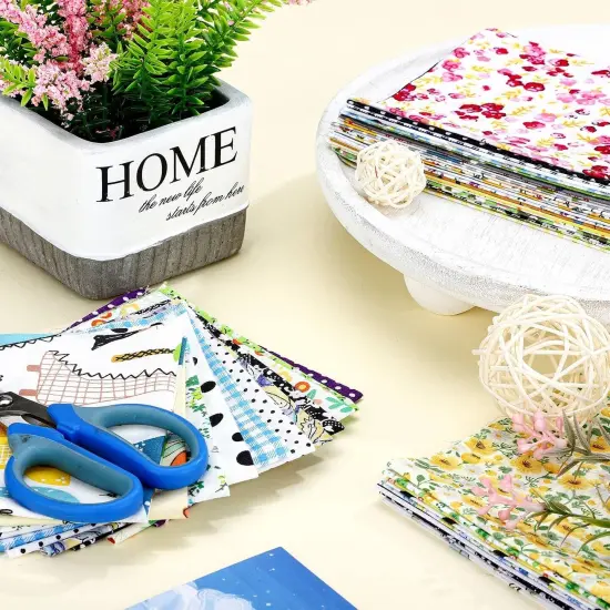 70 Pcs Cotton Fabric Squares - 10 x 10 Inch (Fresh Style) {3}